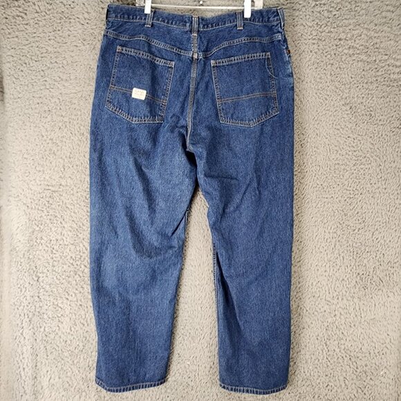 Old Navy Jeans Mens 40x30 Medium Wash Cotton High Rise Straight - Picture 8 of 10